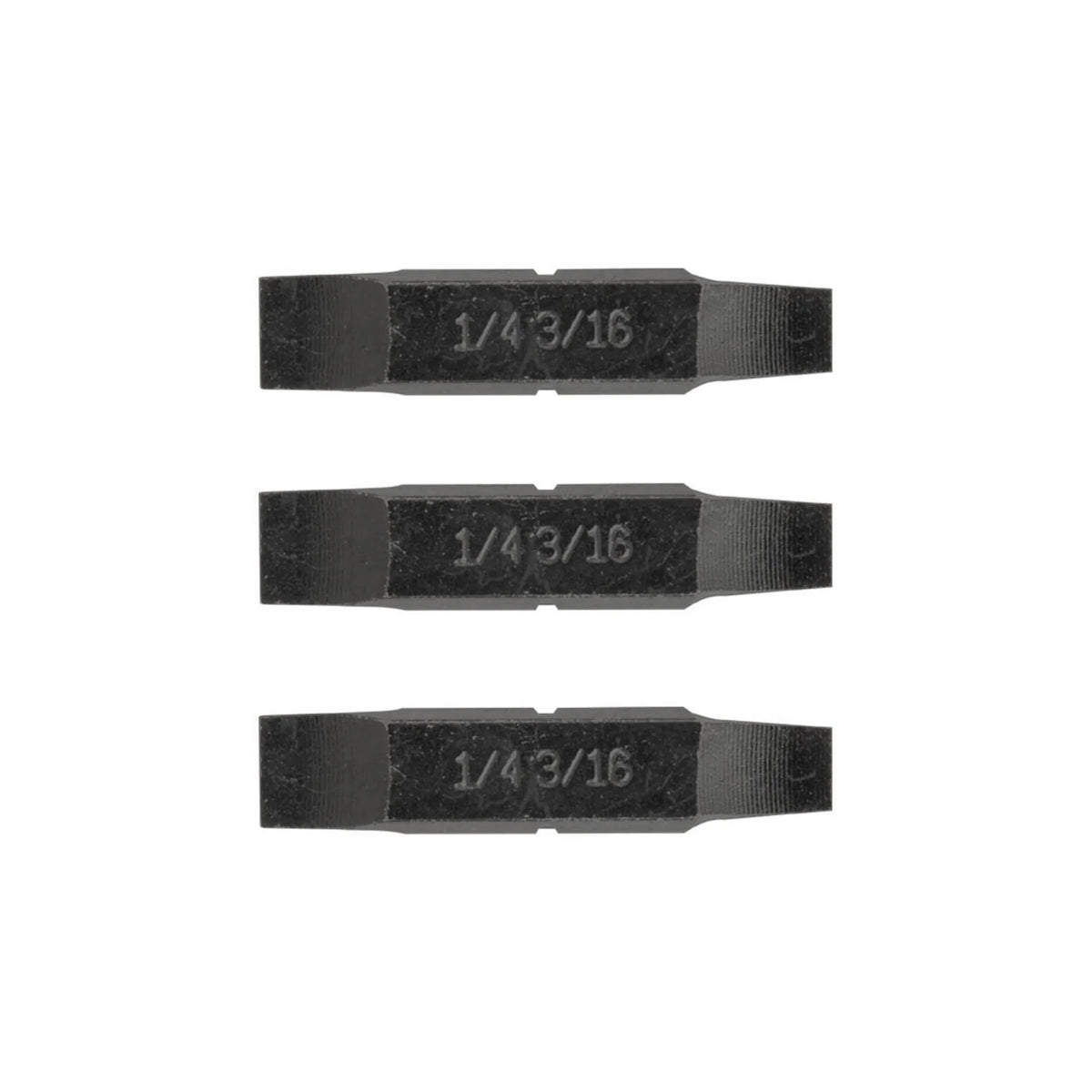 1/4" & 3/16" Flat Screwdriver Bits