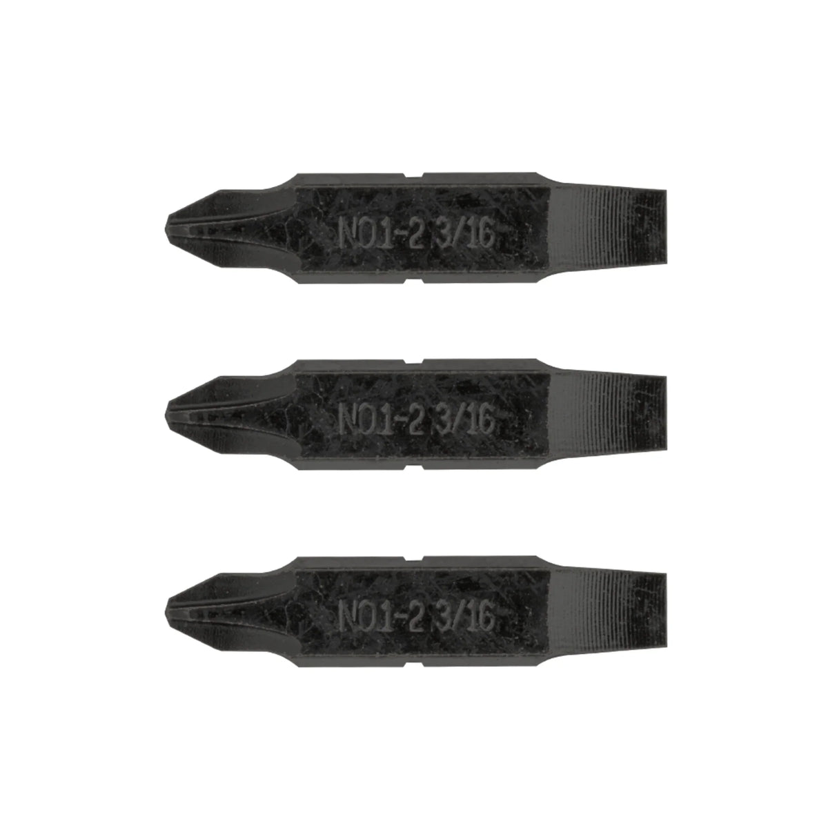 #1-#2 Phillips & 3/16" Flat Screwdriver Bits